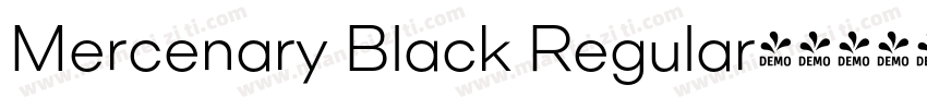 Mercenary Black Regular字体转换